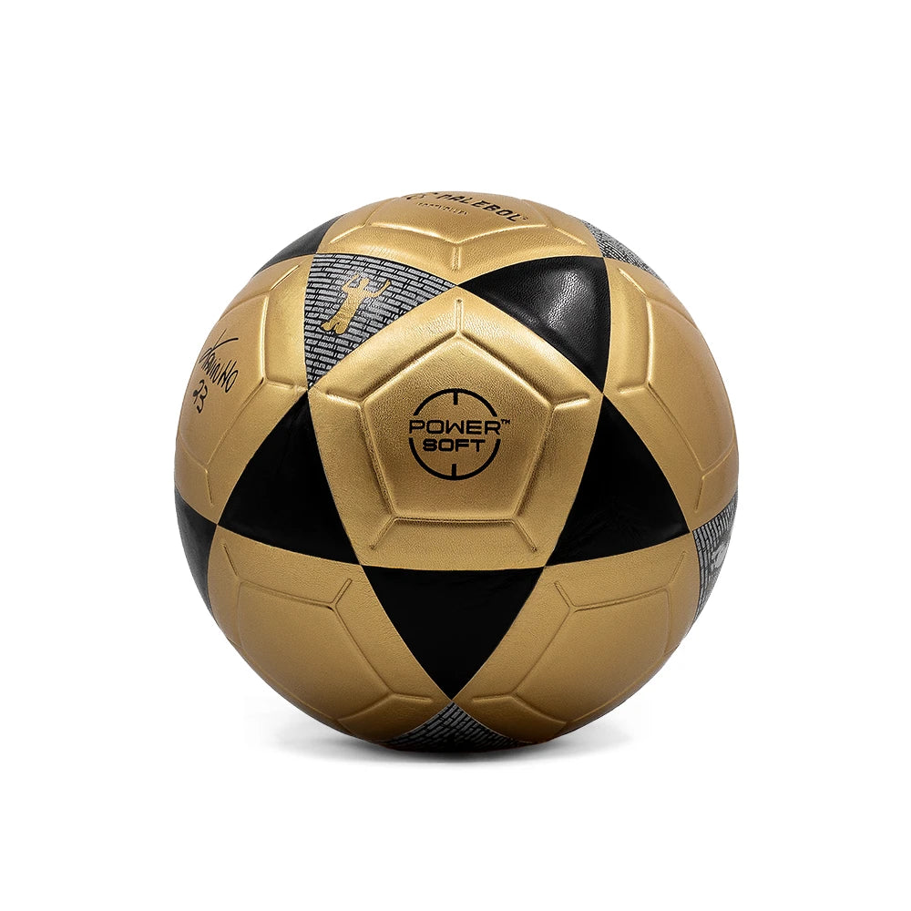 bola de futevolei dourada